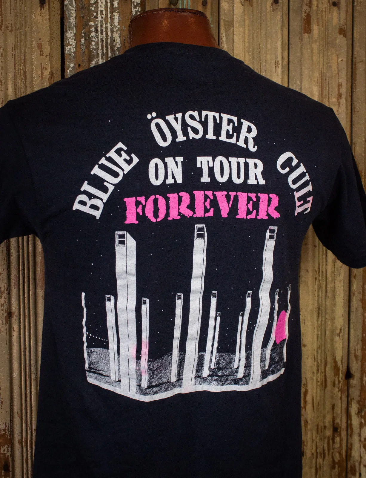 Vintage Blue Oyster Cult Forever Tour Concert T Shirt 1988 Black Medium