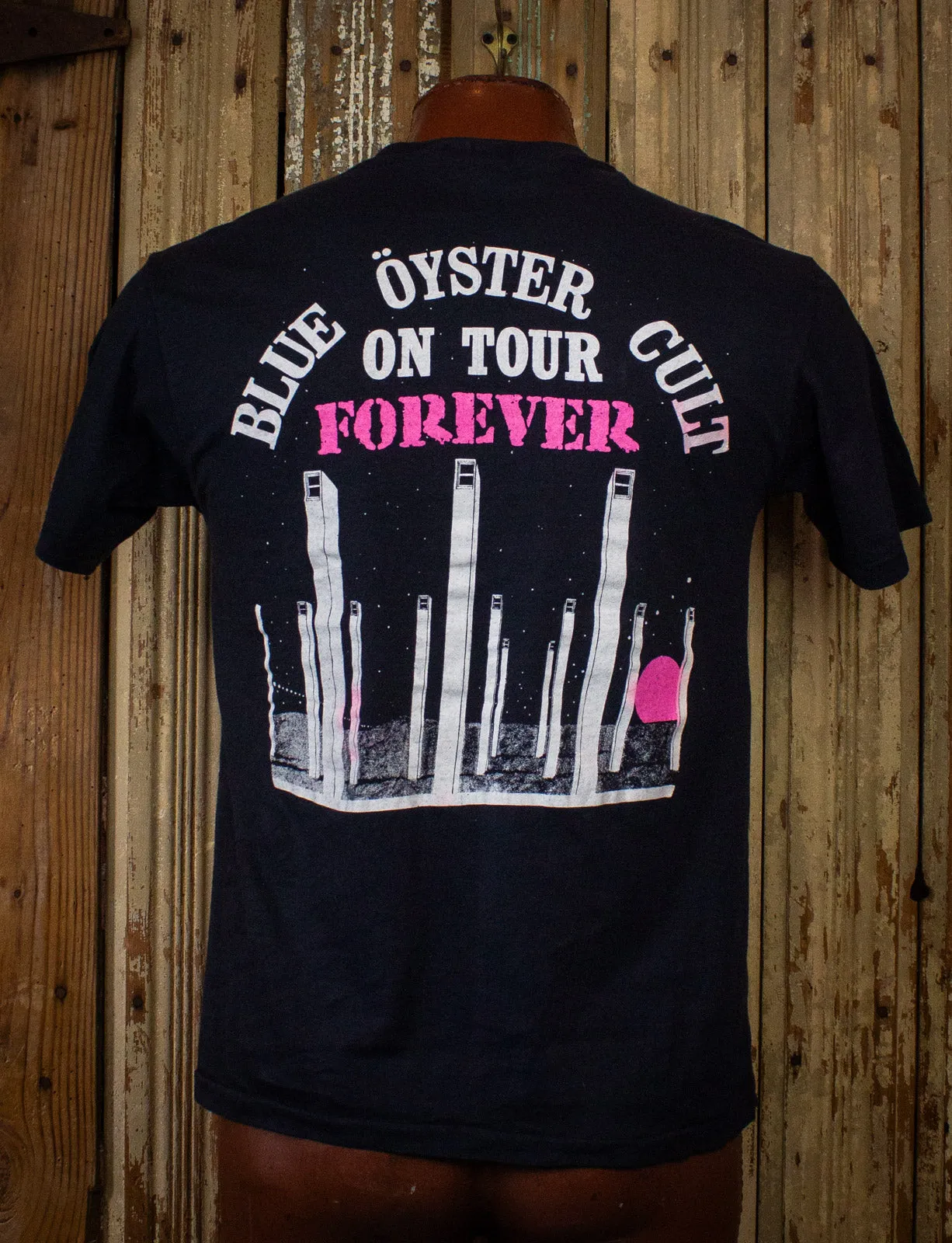 Vintage Blue Oyster Cult Forever Tour Concert T Shirt 1988 Black Medium