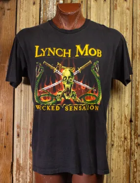 Vintage Lynch Mob Mad At The World Tour Concert T Shirt 1990 XL