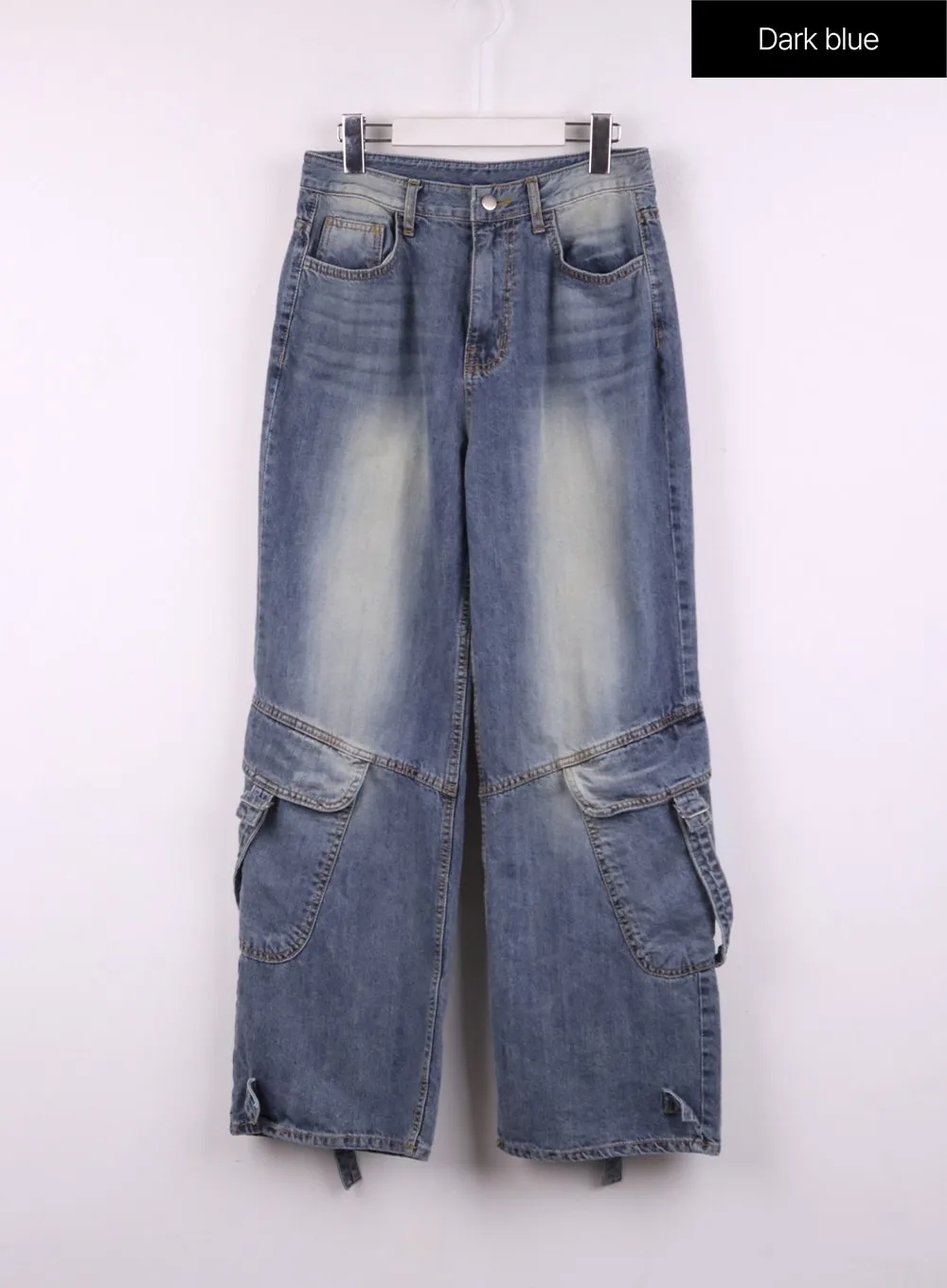 Vintage Mid Waist Cargo Jeans CJ425