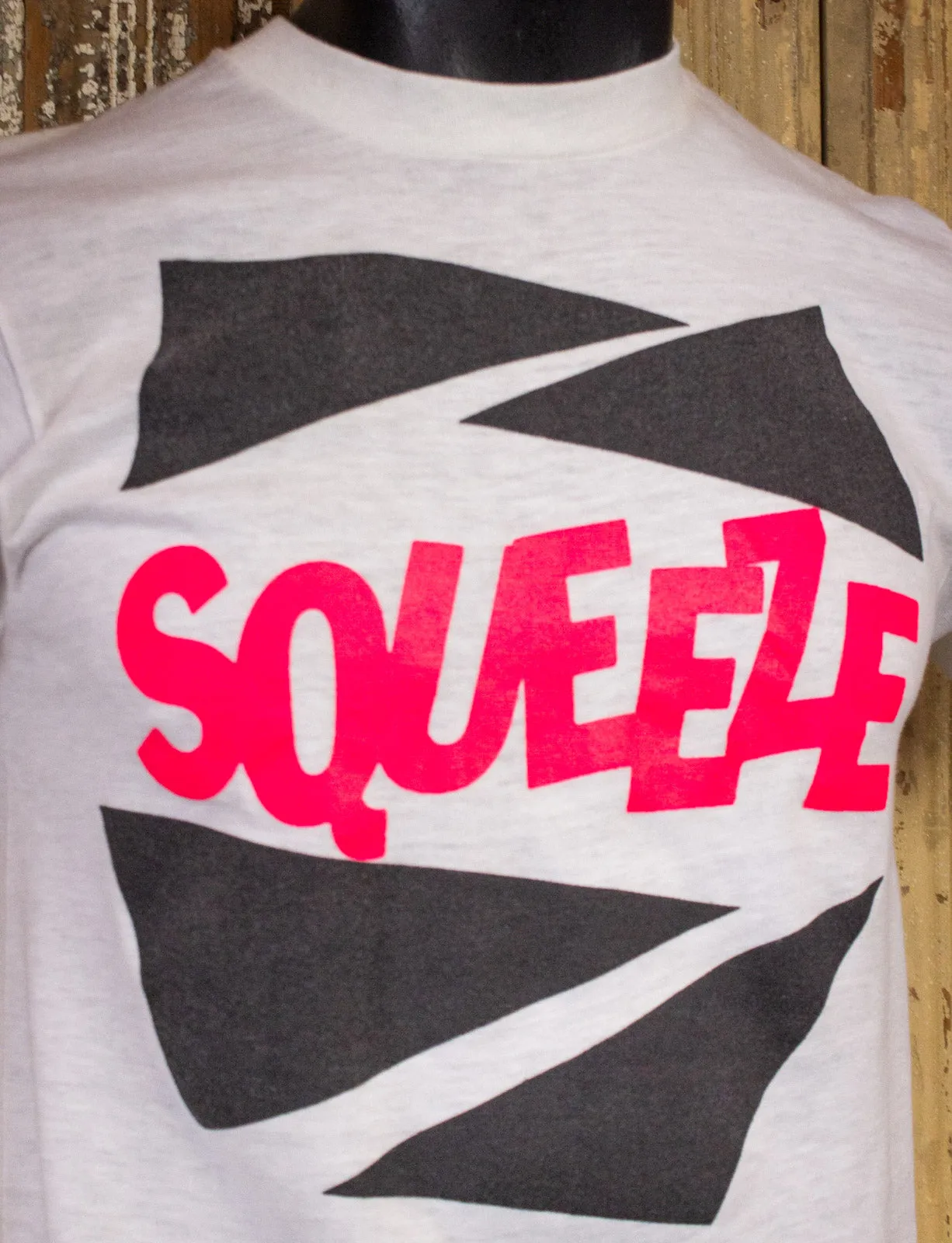 Vintage Squeeze Concert T Shirt 80s White Small