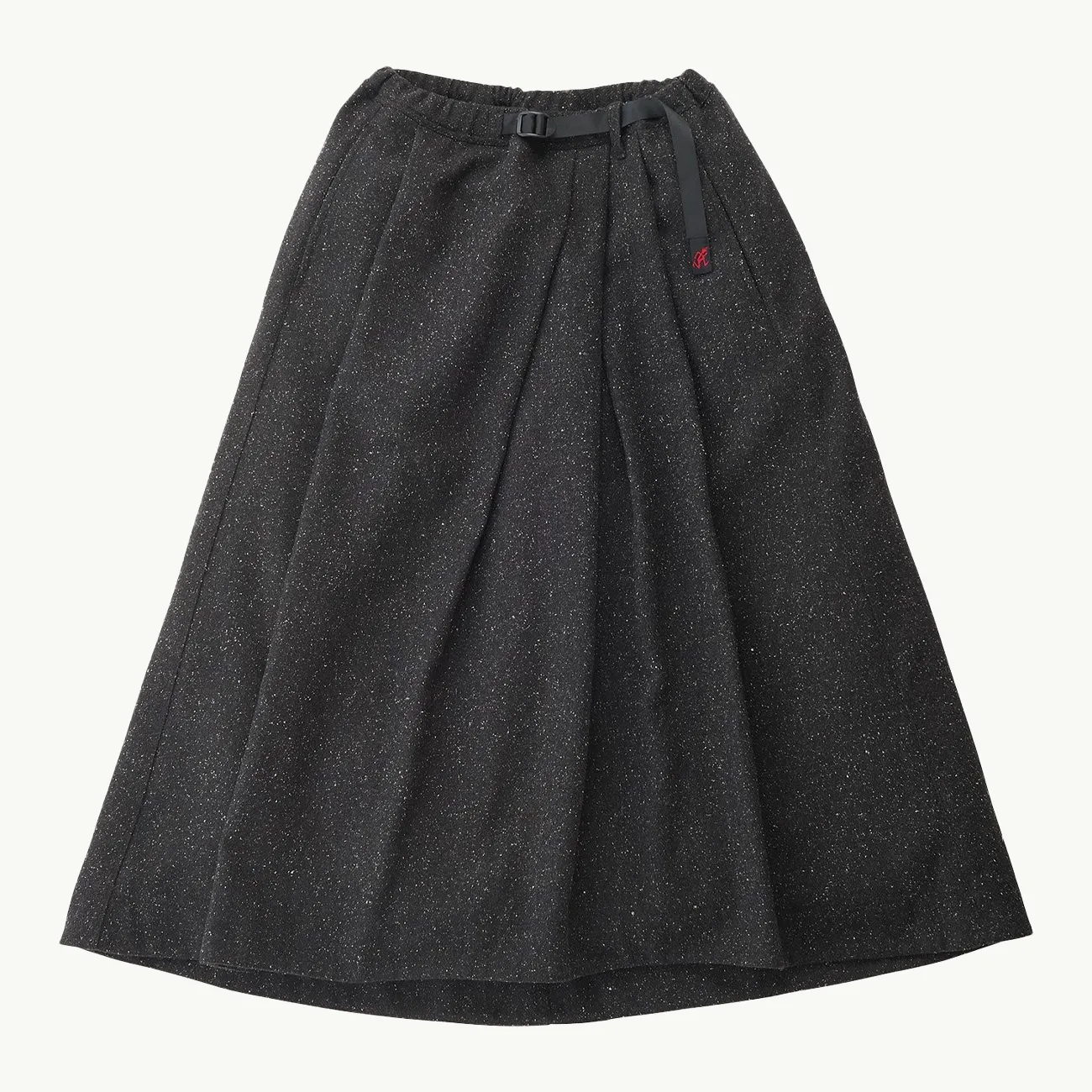 Women's Wool Talecut Skirt - Charcoal